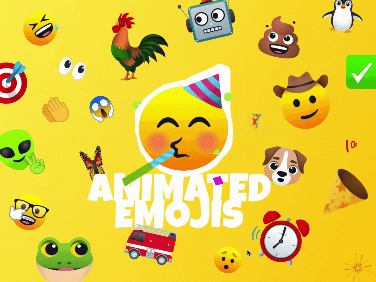 Animated emojis in Book Creator
