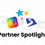 Partner Spotlight: A colorful graphic showcasing the collaboration between Book Creator and Stour Academy Trust. The image features the logos of both organizations with vibrant stars, representing their innovative educational partnership.